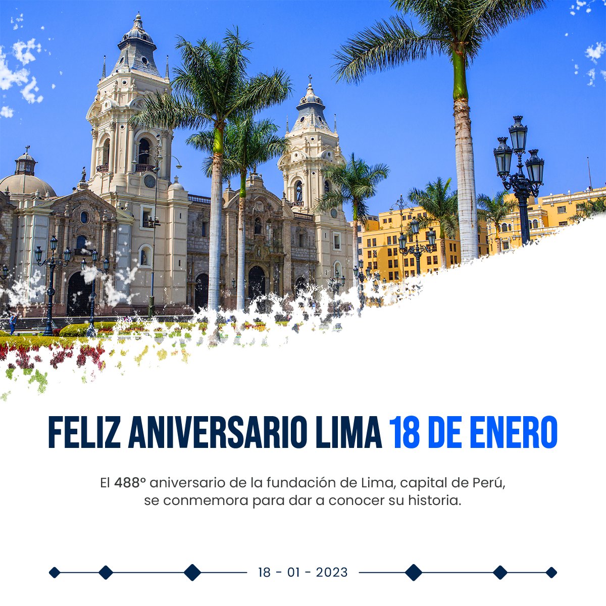 Hoy nuestra capital celebra sus 488° aniversario 🎉 y desde HWPerú 💙 reafirmamos nuestro compromiso de calidad y seguridad con nuestros más de 900 clientes en todo el Perú.

Cuéntanos, ¿Cómo celebrarás este día tan importante?😊
#hwperu #FelizAniversarioLima #18deenero