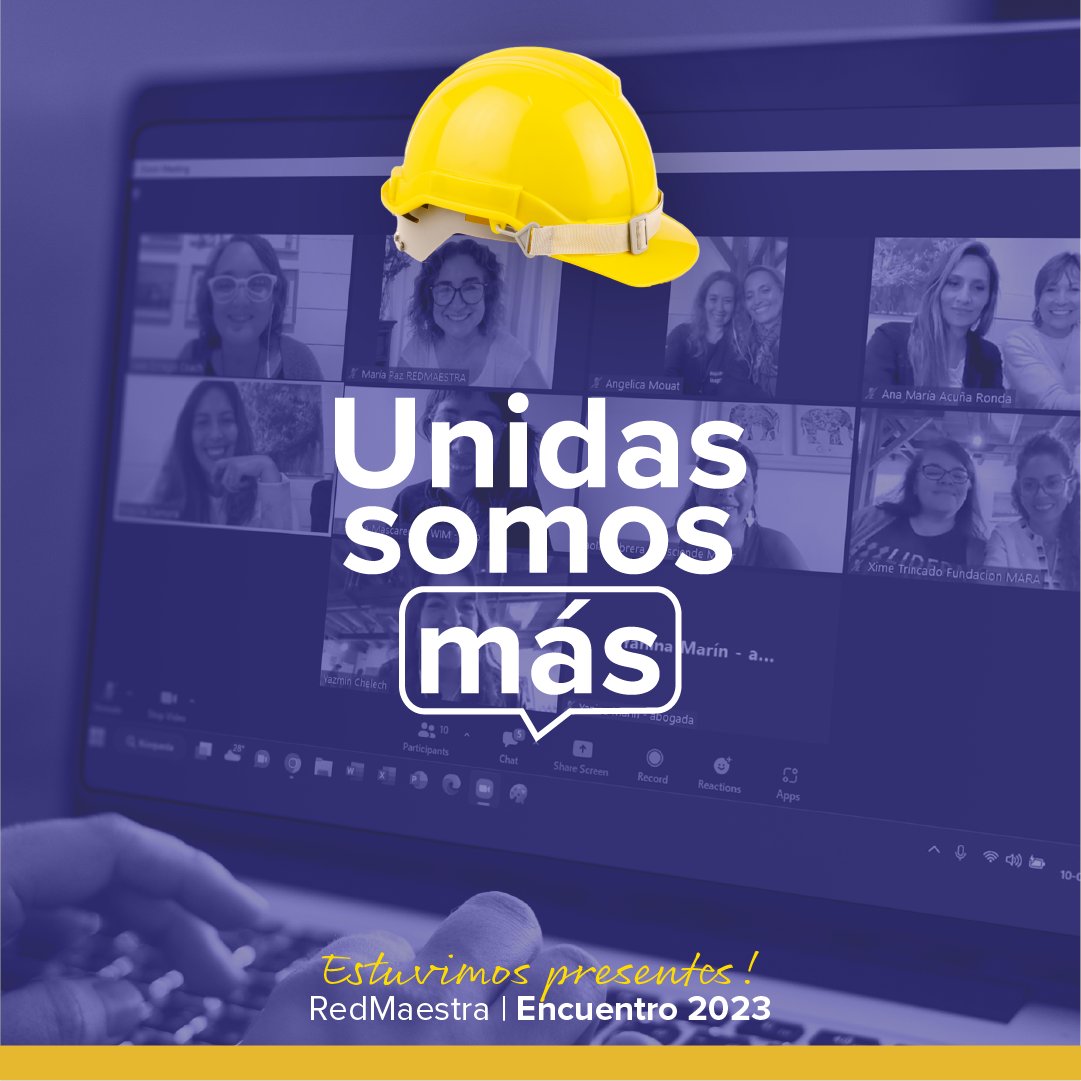 RedMaestra's tweet photo. Participamos en el encuentro de Unidas Somos Más que se realizó para planificar el 2023! Estuvo presente la CEO Yazmin Chelech Yarur y de manera híbrida, distintas entidades colaboraron, compartiendo visiones, anhelos y trabajo conjunto ¡Excelente manera de comenzar el año💪! https://t.co/rPpuHdpK75