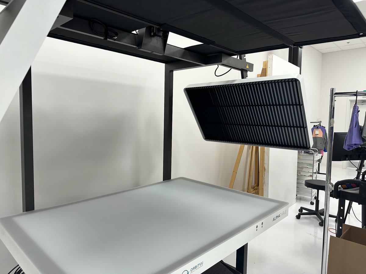 ORBITVU_USA's tweet photo. It's amazing to see how much more efficient studio spaces becomes with an #orbitvu device. Here's a picture from our first 2023 #alphatable install for a #fashionbusiness. Download brochure to see if this system would fit in your space here: https://t.co/6JCK9qg0Mm
#Clothing https://t.co/Q3JMRfp4kb