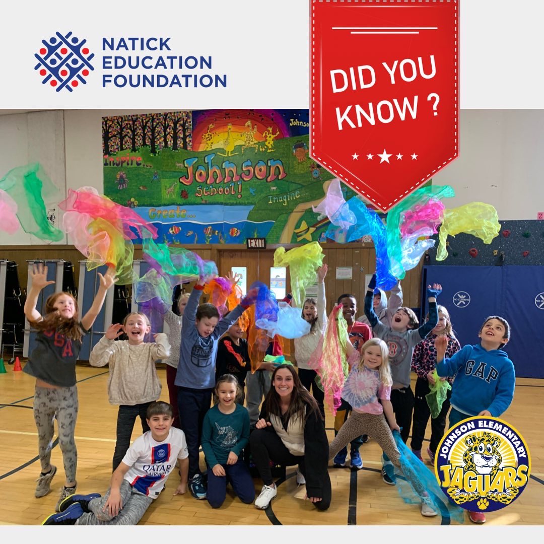Johnson Elementary School families and community - did you hear Lexi, Johnson's P.E. teacher, is running the Boston Marathon to fundraise for NEF? (1/5) #JohnsonJaguars #Natick #NatickSchools