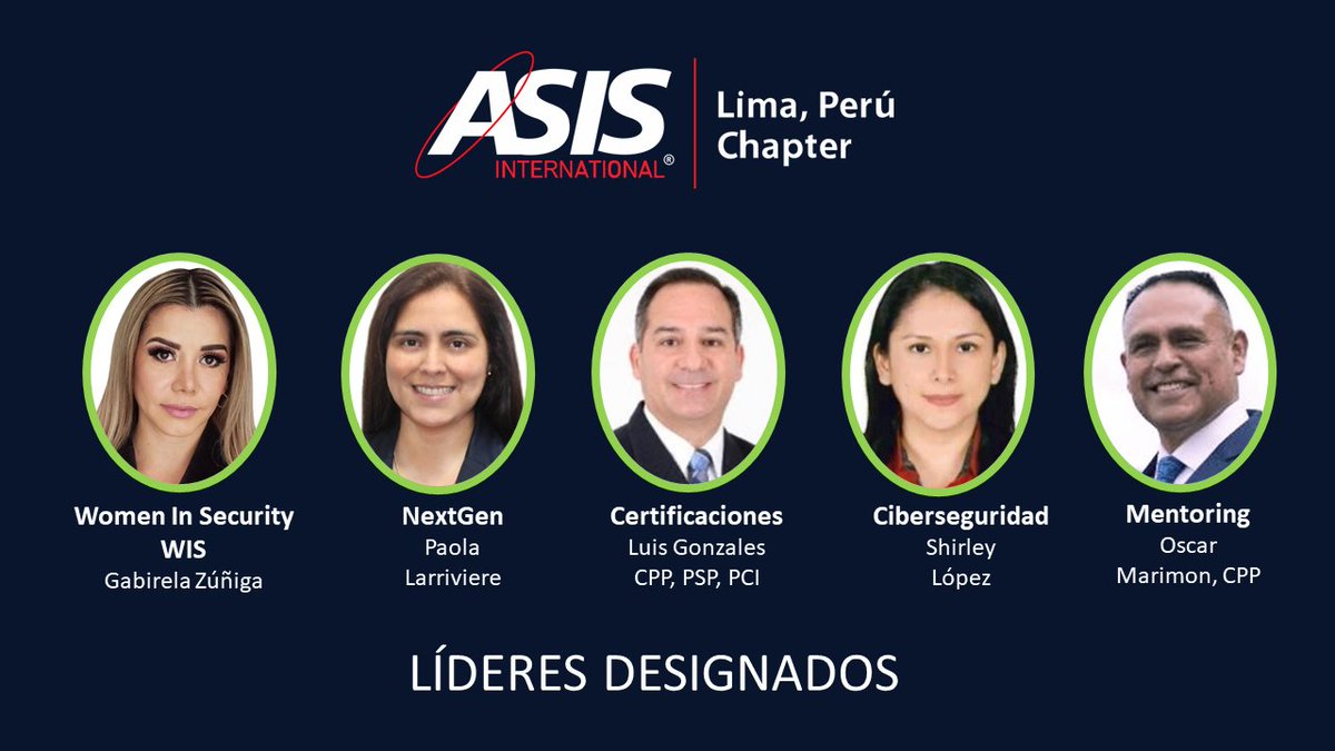 asisperu222's tweet photo. ASIS Lima,Perú-Chapter presenta a la Directiva electa y sus líderes designados 2023.
Convocamos a todos los miembros a sumarse a colaborar con nuestro capitulo.
“Juntos somos más fuertes”

ASIS International ASIS International-GRUPO 8
ASIS Internacional Latinoamérica &amp; El Caribe https://t.co/4Hw36gRpUW