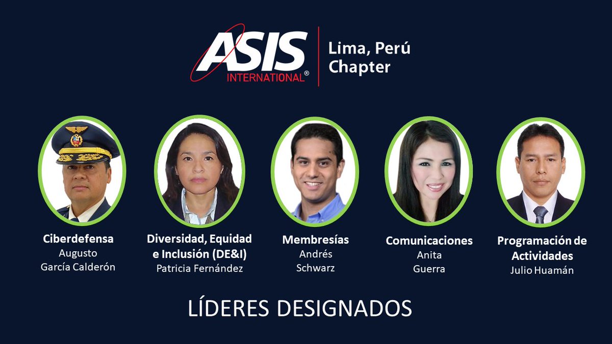 asisperu222's tweet photo. ASIS Lima,Perú-Chapter presenta a la Directiva electa y sus líderes designados 2023.
Convocamos a todos los miembros a sumarse a colaborar con nuestro capitulo.
“Juntos somos más fuertes”

ASIS International ASIS International-GRUPO 8
ASIS Internacional Latinoamérica &amp; El Caribe https://t.co/4Hw36gRpUW