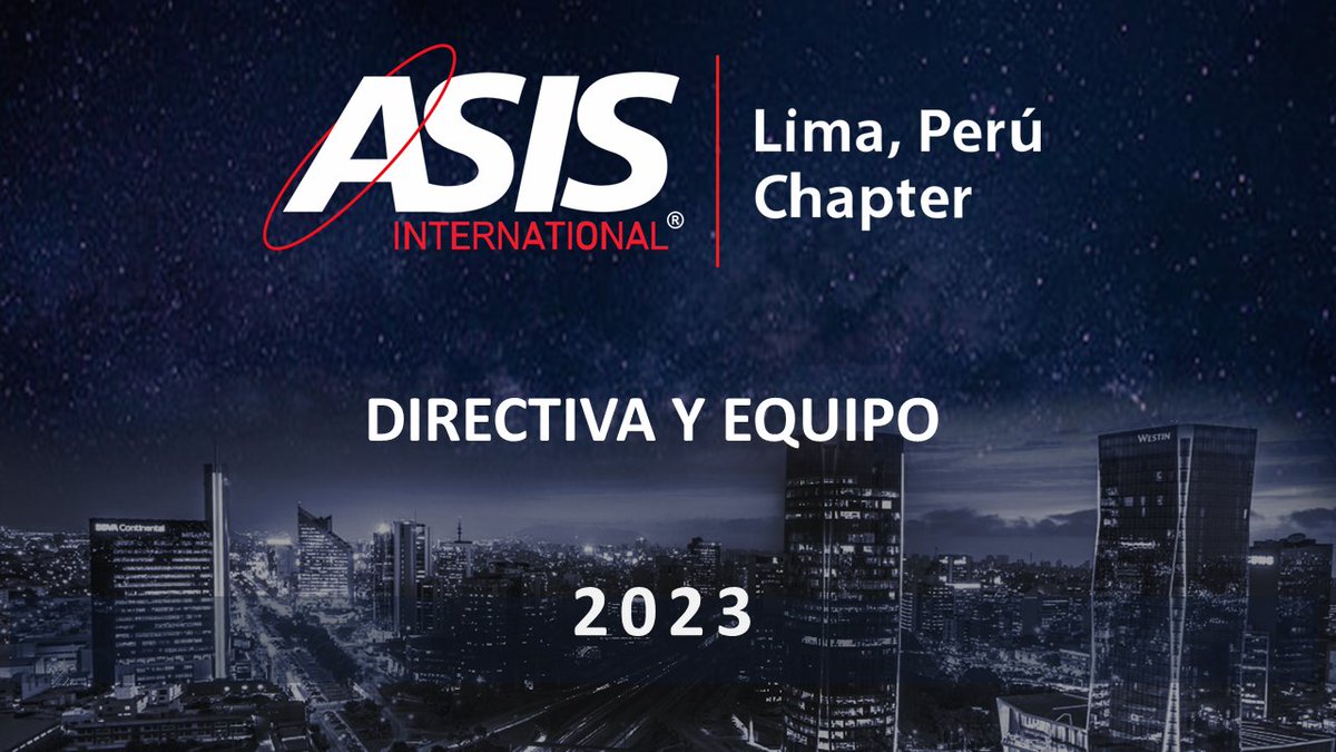 asisperu222's tweet photo. ASIS Lima,Perú-Chapter presenta a la Directiva electa y sus líderes designados 2023.
Convocamos a todos los miembros a sumarse a colaborar con nuestro capitulo.
“Juntos somos más fuertes”

ASIS International ASIS International-GRUPO 8
ASIS Internacional Latinoamérica &amp; El Caribe https://t.co/4Hw36gRpUW