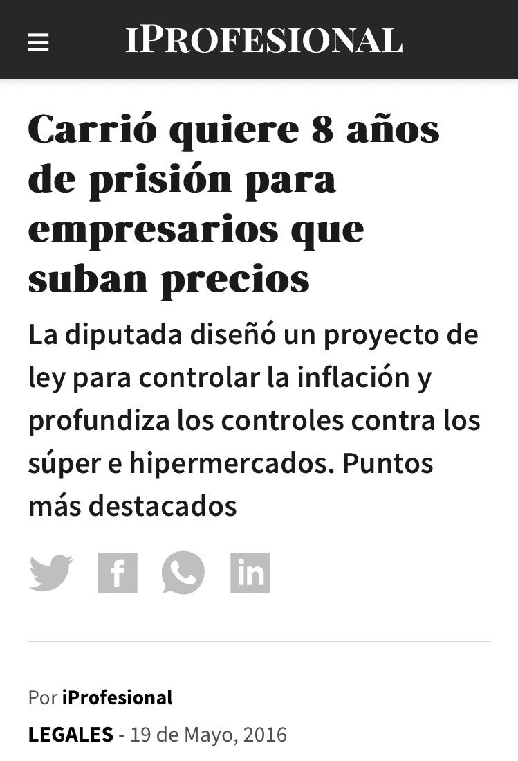 SuperGrok027's tweet photo. Uds no lo van a recordar xq son unos purretes, pero hace 5 o 6 años la Dip @elisacarrio pedía hasta ocho años de cárcel para los Empresarios que subieran los precios 🤡
https://t.co/dSQt6OSiKq https://t.co/bR75XW0Krl