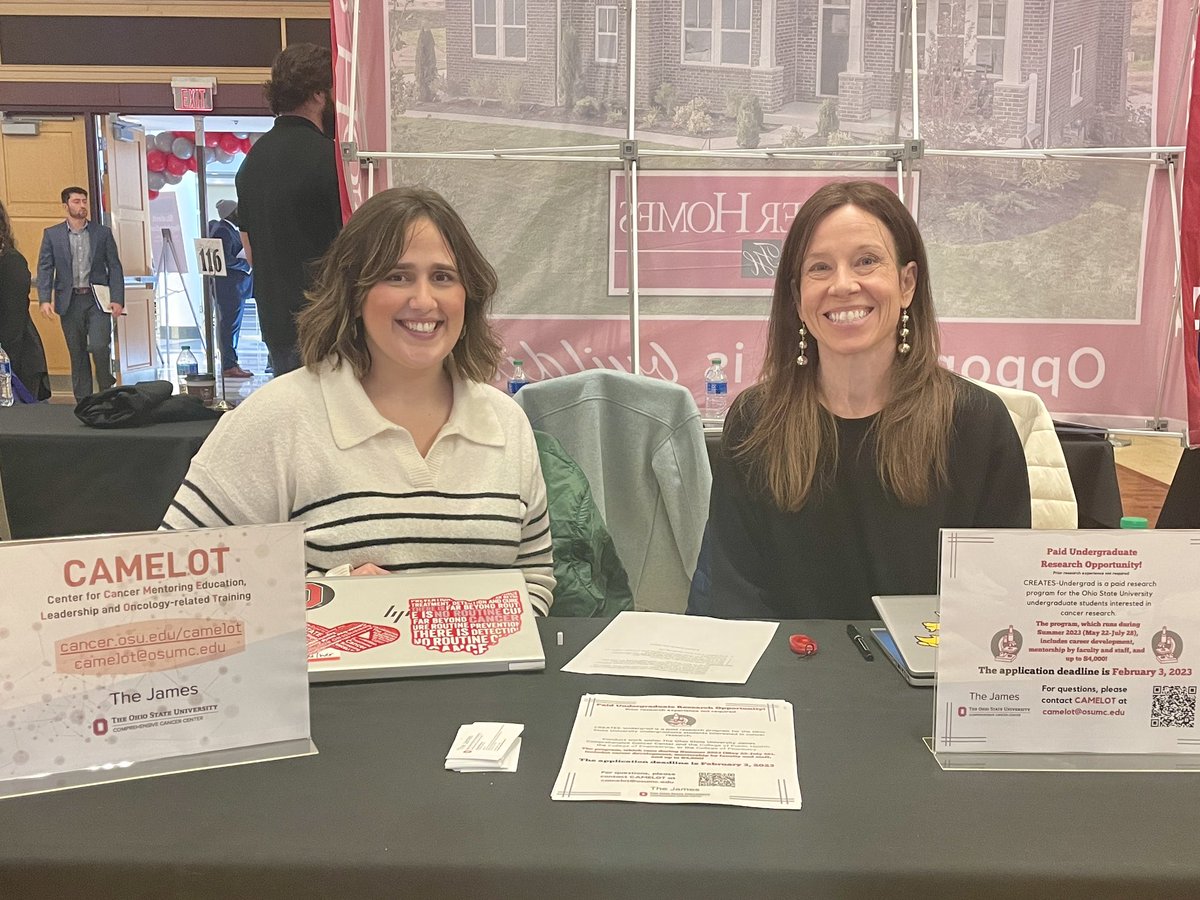#TeamCAMELOT is enjoying meeting undergrads at the <a href="/OhioState/">Ohio State</a> #SpringCareerFair!