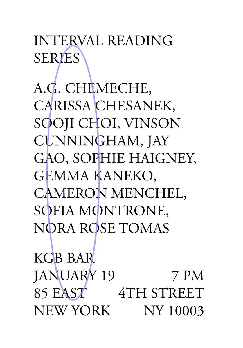 still wild that I get to be part of such a cool group so hey! come see us all read this week!