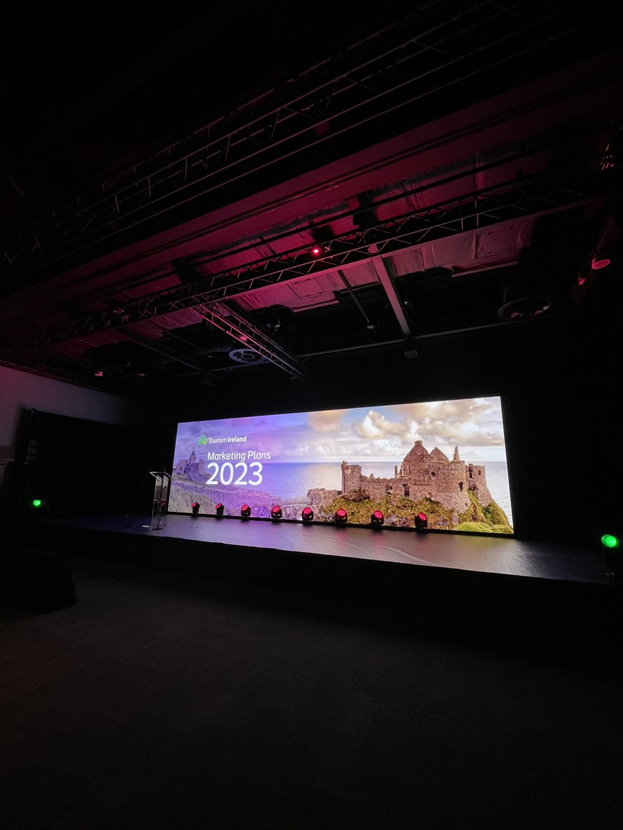 TourismIreland's tweet photo. We’re all set for the Belfast launch of our 2023 Marketing Plans @BelfastICC tomorrow 💚 Over 200 of our tourism partners from across Northern Ireland are registered to attend! #TI2023 https://t.co/IQiAqf9pD9