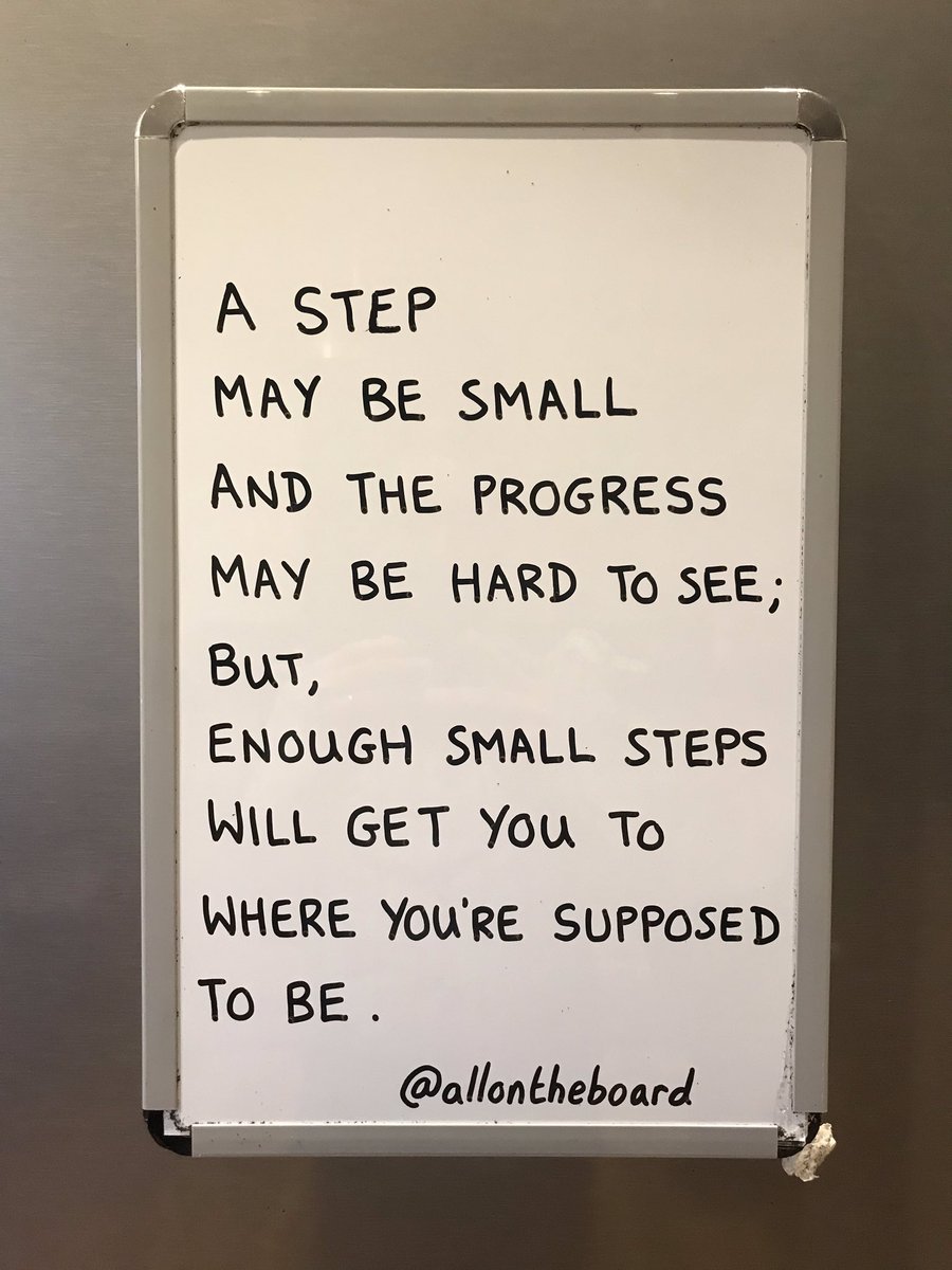 Enough small steps will get you to where you’re supposed to be.
You will get there.

‘Your Daily Companion’ is here - amzn.to/3CjJO4z