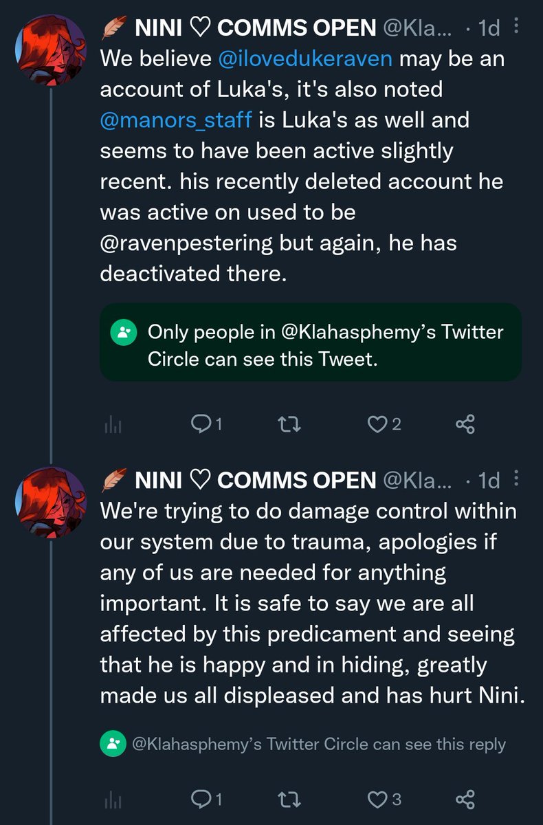 mortemarting's tweet photo. An addition-- I've been sent screenshots from another party who I'll choose to keep anonymous for their own safety. Further proof of stalking, and his general obsessive behaviour, admitting to block evading, as well as hypocrisy. Bear with me, there's a lot. https://t.co/8PKKxJMT4v