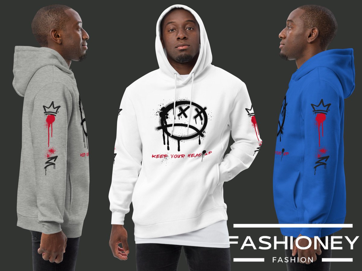 Artessio1's tweet photo. I am happy to introduce the latest addition to my #etsy store: Men's Hoodie keep your head up, Women's Hoodie, Unisex Hoodie, printed on front and both sleeves. https://t.co/UVT33Nbu4k #streetwear #recycledpolyester #blackhoodieman #forshe #forhim #gifts #blacksweater https://t.co/4vThsjGWxz