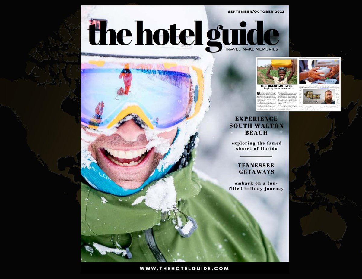 What IS ... The Edge of Adventure?

I wrote about that in the this edition of The Hotel Guide.

You'll find my contribution on pages 42-43. Online version of magazine: bit.ly/3CEbz9B  

Thanks for always being there.

#AdamAsher
#TheEdgeOfAdventure
#BeyondStatusQuo