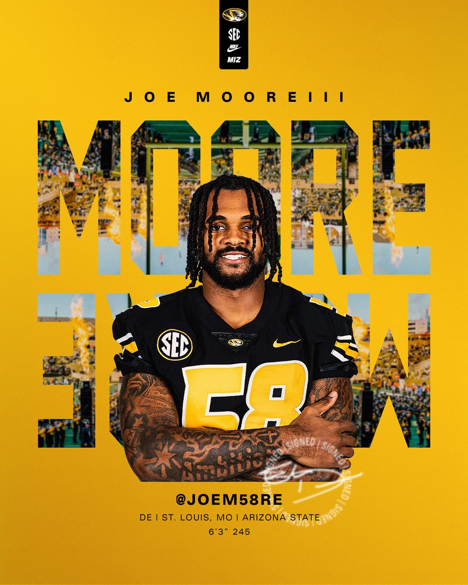Welcome to the Mizzou family @joem58re! So happy to have you! #MIZ 🐯🏈