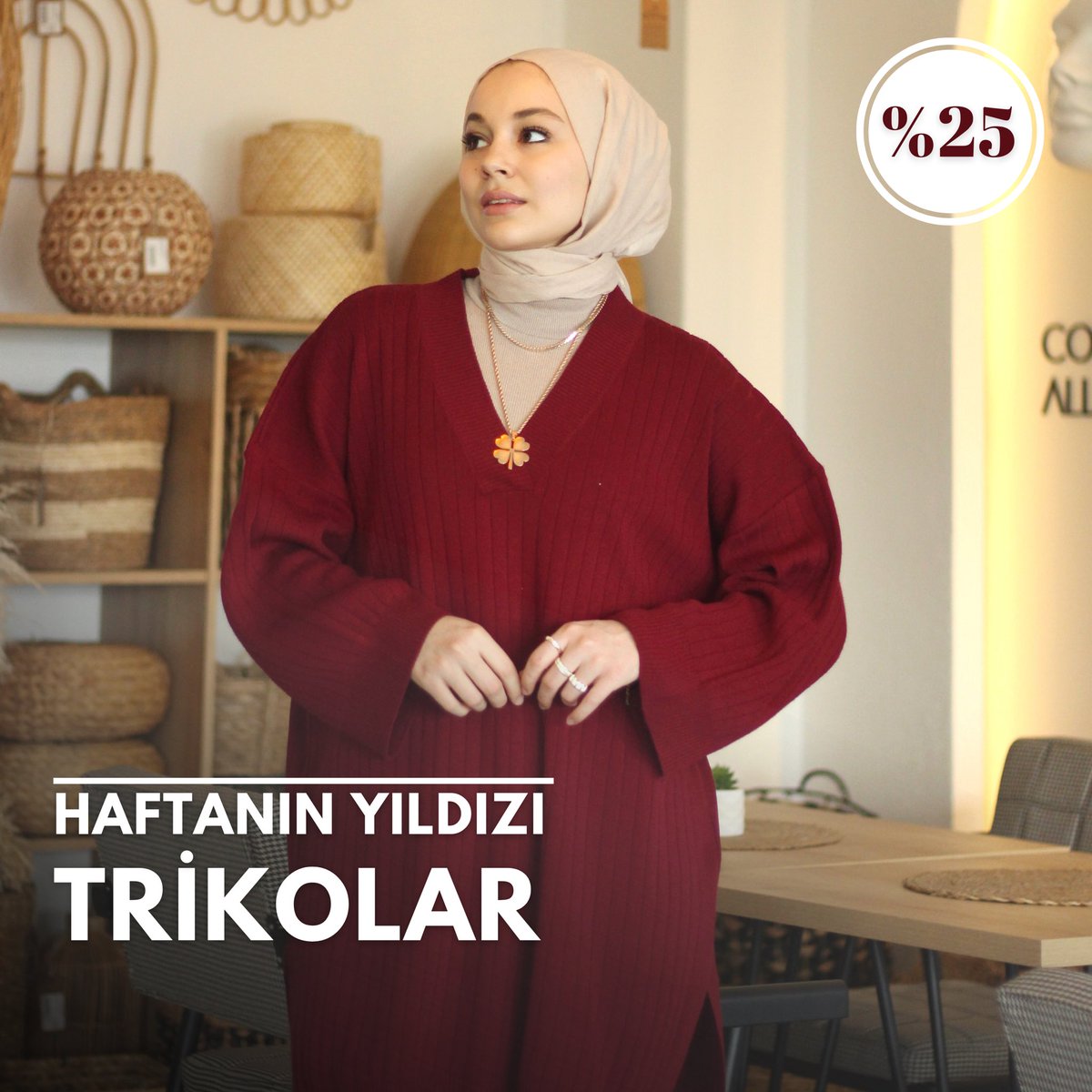Haftanın Yıldızı kategorisinde bu kez trikolar var! ♥️

İndirimli trikoları incelemek için sitemizi ziyaret et: qanu.com.tr 📲
_____________________________

V Yaka Triko Kazak

• 450₺ yerine 337,50₺
• İndirim kısa sürelidir.

#qanu