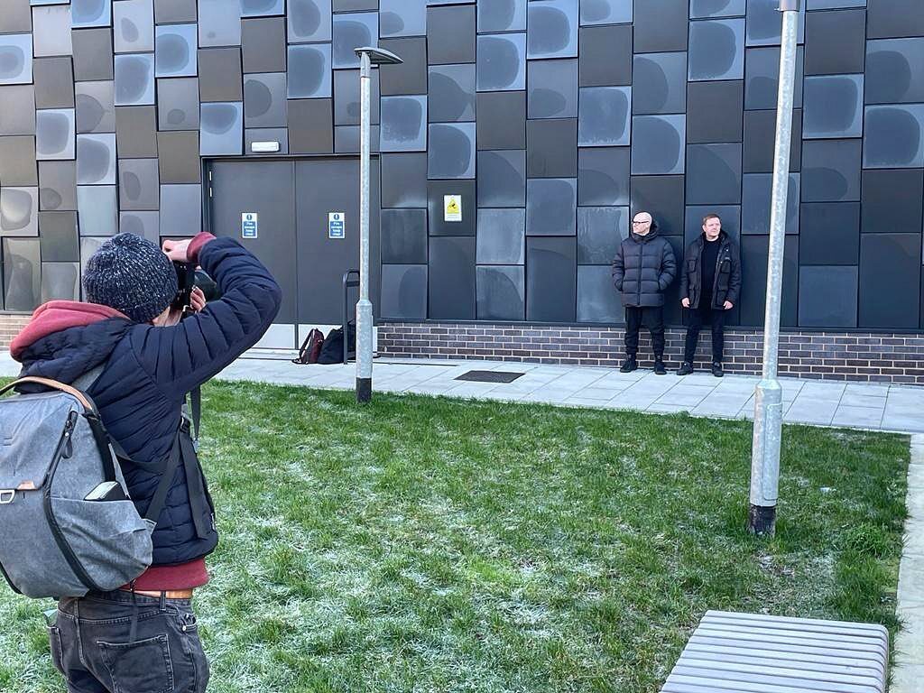 SteveParryDJ's tweet photo. A day of meetings today in Nottingham, for Seladors year ahead (its our 10th birthday soon). Including an outdoor photography session. It was chilly!
I kept getting told off for smiling. Must remember to look moody for press shots.
#seladordecade #10yea… https://t.co/2UqUfbXEYP https://t.co/fifLIMpLis