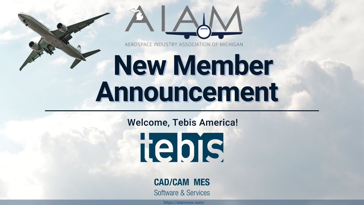 The Aerospace Industry Association of Michigan is excited to announce that it has added Tebis America as a new member!

Click below to learn more!

aiamnow.com/2023/01/17/aia…
