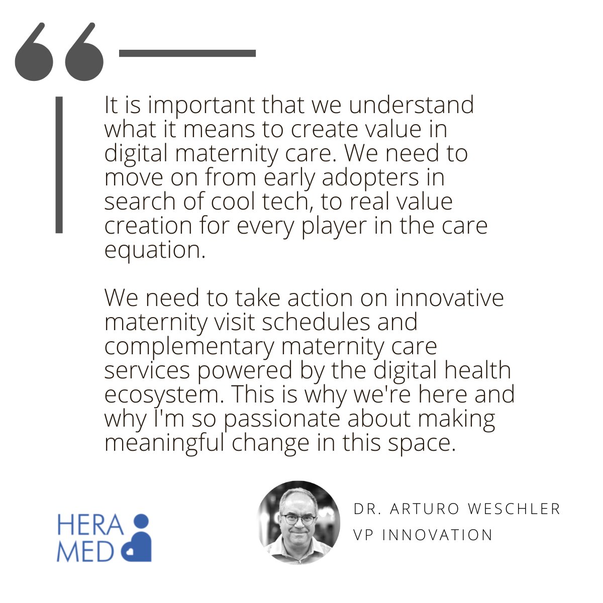 HeraMED_ASX's tweet photo. Looking forward to the #FutureofMaternalCareSummit next week in San Francisco where VP Innovation Arturo Weschler, MD will be taking the stage to discuss value creation in digital maternity care. #virtualob #prenatalcare #healthcareinnovation #connectedmaternitycare #pregnancy https://t.co/Ap104u3bAL