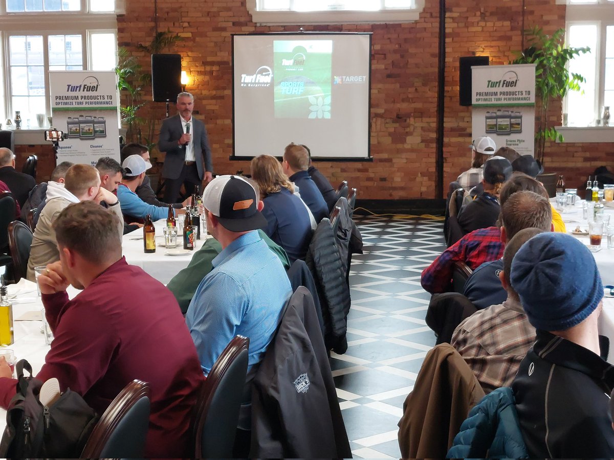 AlfieGardiner's tweet photo. @TurfFuel lunch and learn at SFMA 2023 #leadwithscience https://t.co/AayXl9wdZo