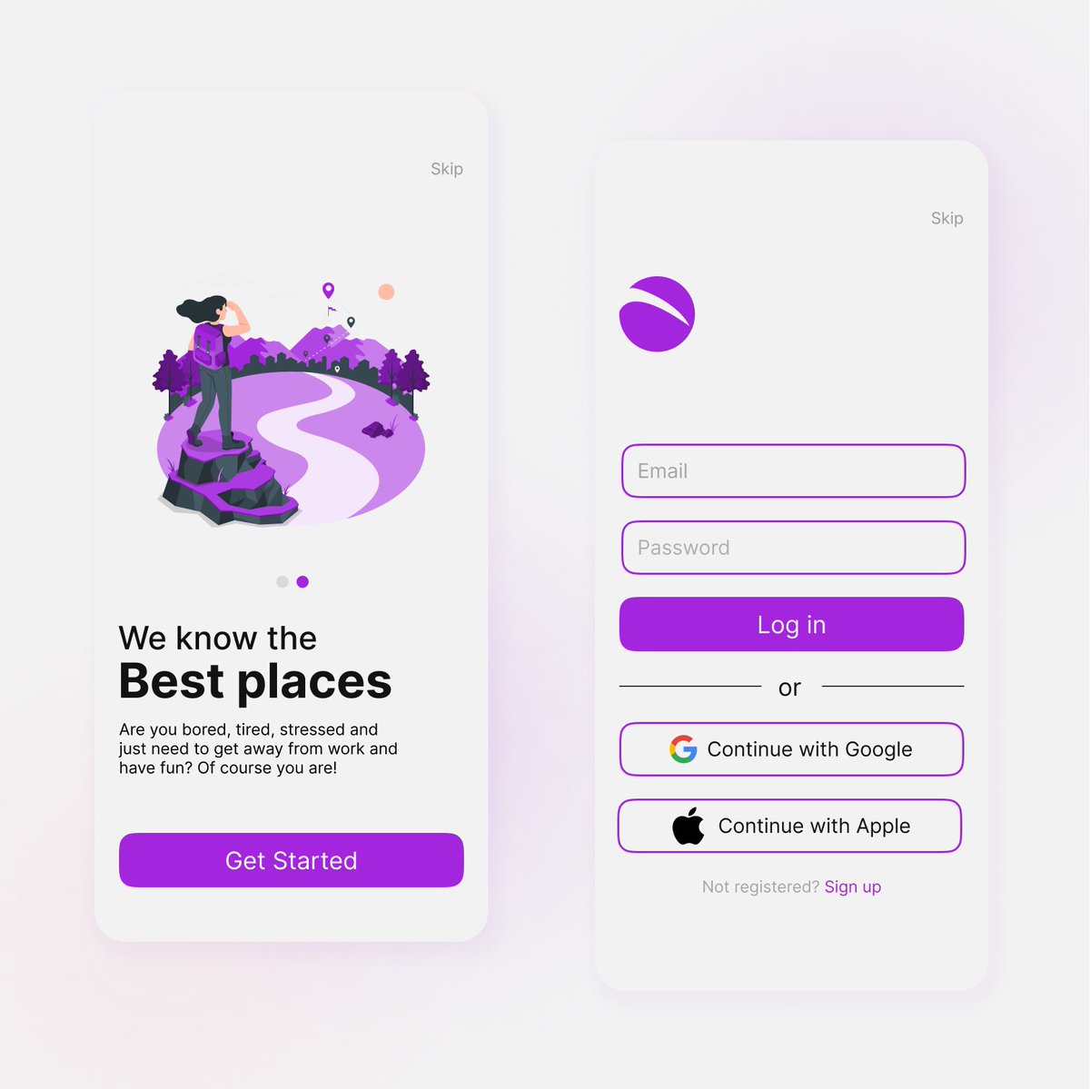 drizzzleshine's tweet image. Hii guys 👋🏼😊
So… first App UI of 2023 and ever 🫣 newbie vibes ✌🏼
Some may be like yeah… no big deal
But by doing this I learnt basic
•Prototyping
•Micro animation
•Spacing
•Presentation
•Even the UX behind onboardings and the skip thingy
How’d I do? 🫶🏼😊
RT 🌸