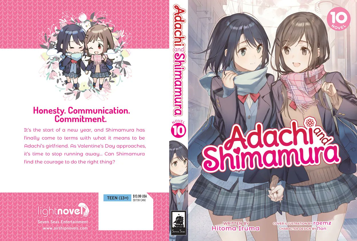 Seven Seas Entertainment on X: ADACHI AND SHIMAMURA (LIGHT NOVEL), Vol. 2, Hitoma Iruma and Non, #yuri slice-of-life, romance, becoming an anime  soon, $9.99 (digital)