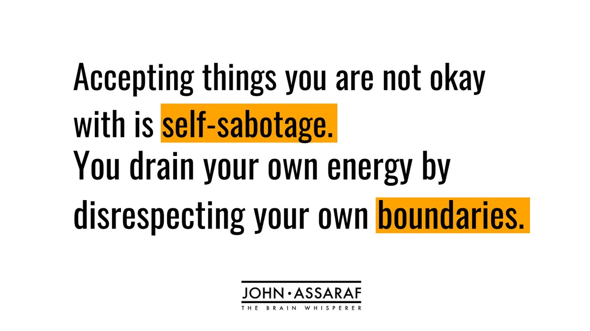 johnassaraf's tweet photo. Give yourself the best chance, and protect your energy. Drop a 🙏🏻 if you needed this reminder today.
#INNERCISE #THESECRET #BRAINATHON #BUSINESSBREAKTHROUGHCHALLENGE #BRAINTRAINING #BRAINWHISPERER #fear #action https://t.co/HPdH66GAPk