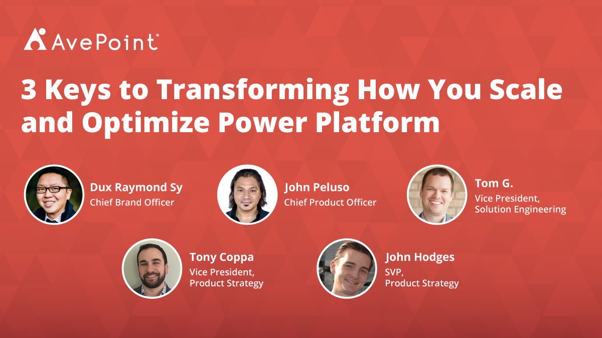 AvePoint's tweet photo. Take the reins of your digital transformation this year with #PowerPlatform! 

Not sure where to start? Want to hear AvePoint product experts dive into how #AvePoint can guide you on your journey? Make sure to join our upcoming webinar!

Register here: https://t.co/u2RMp4x7NR https://t.co/pwIQYoNcAP