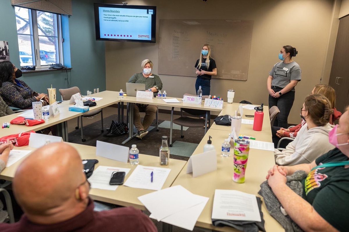 QLIRehab's tweet photo. New and returning QLI @MentorTeamMates recently received their mentor training on QLI’s campus last Friday. 
#teammates #NationalMentoringMonth https://t.co/Lugiyu9qNe