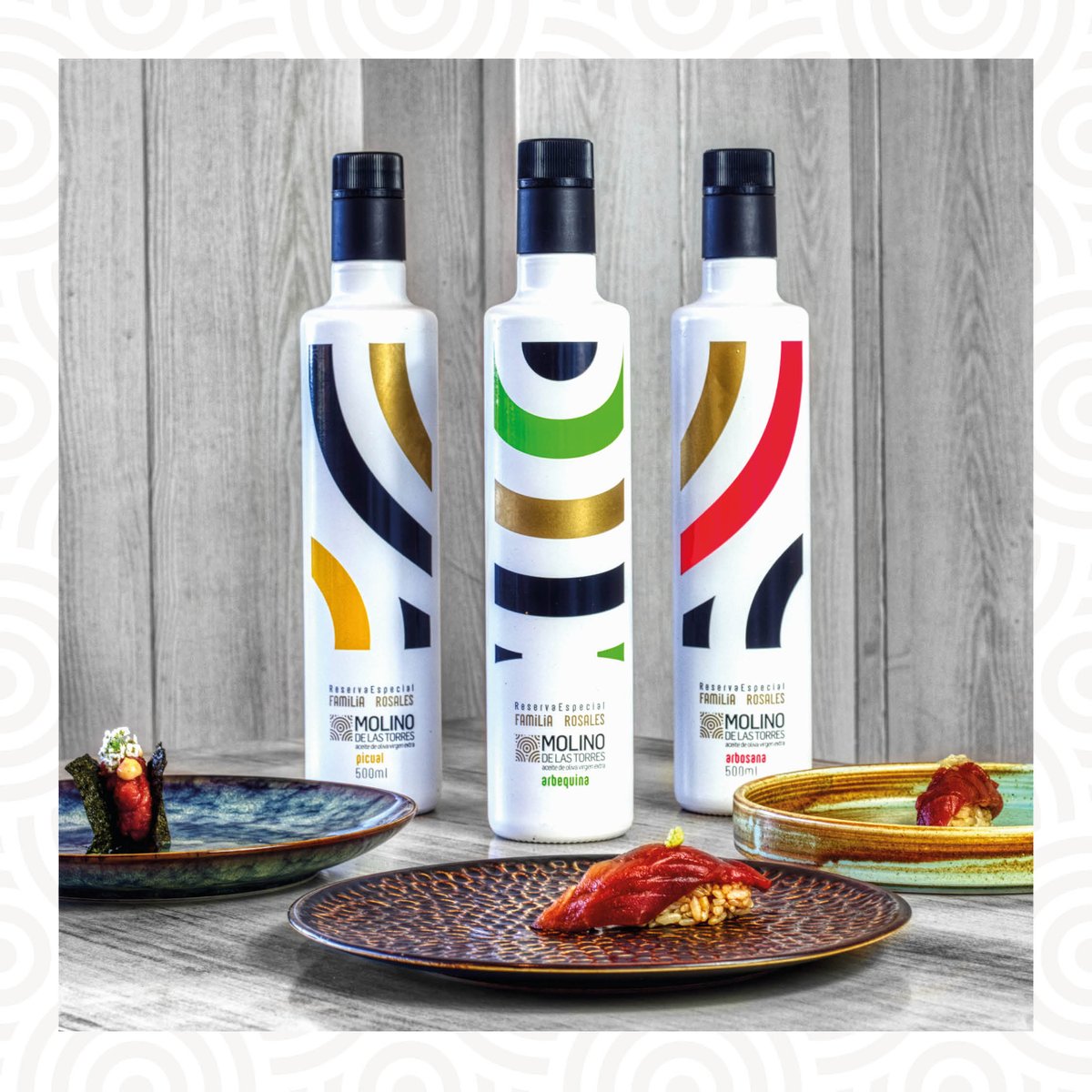 Descubre un sinfín de matices con el mejor maridaje y la Reserva Familia Rosales de Molino de las Torres, nuestra gama de aceites premium que se compone de tres variedades Arbequina, Picual y Arbosana. La calidad al alcance de tu mano. 

tienda.molinotorres.es