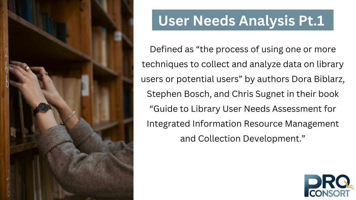 ProConsort's tweet image. Defined as “the process of using one or more techniques to collect and analyze data on library users or potential users” by authors Dora Biblarz, Stephen Bosch, and Chris Sugnet ...

#Proconsort #Data #Collect #Analytics #Procurementservices