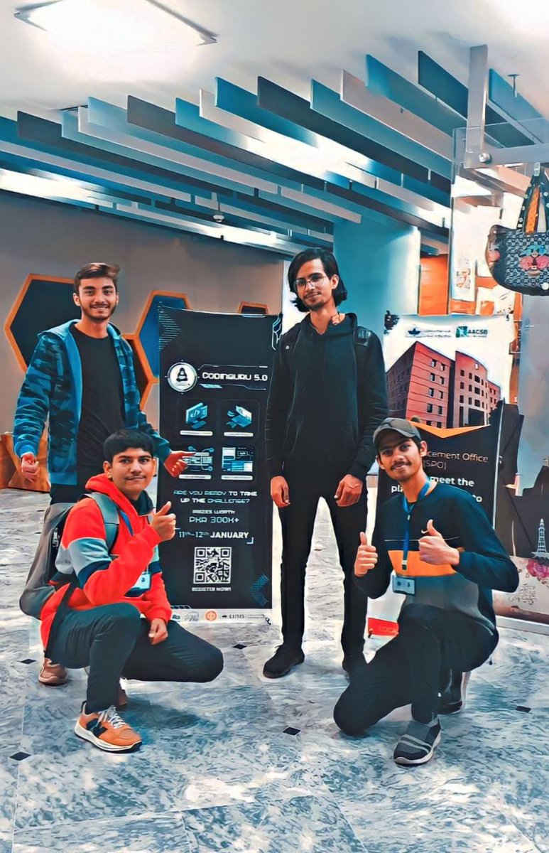 sami_says1's tweet photo. Glad to share that I had got the 2nd best Campus Ambassador award on this event!

A great event Coding Guru 5.0 organized by the IEEE LUMS Student Chapter. CodinGuru 5.0 is Pakistan's biggest coding-based contest that aims to nurture the youth by developing programming skills. https://t.co/geDzMHXAiX