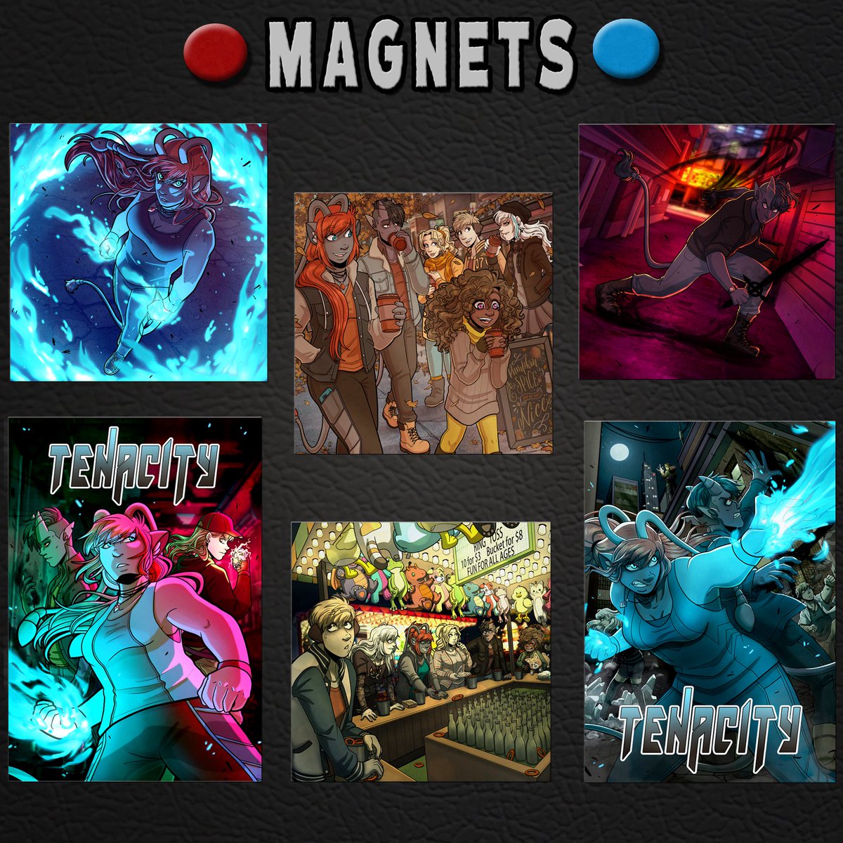 TENACITY_COMIC's tweet photo. NEW: My Ko-fi shop now has magnets! π§² These are also available as a bonus freebie to any patreon supporter who subscribes for $5 or more this month! π (πβ¬οΈ)
#kofi #comicmerch #comic #webcomic #artshop https://t.co/hXIEuytADx