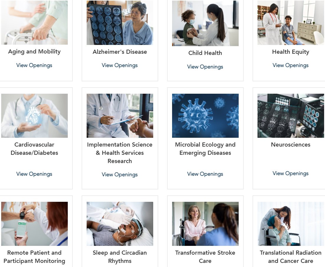 Thavone Khounthikoumane (@khounthikoumane) on Twitter photo Now is the right opportunity to #jointheAWAKEning!!! We are recruiting over 40+ research-intensive faculty to bolster our commitment to growing research areas below.
Reach out if interested!!! tkhounth@wakehealth.edu
Check out our new RPE site:
lnkd.in/gfYXVgPr Now is the right opportunity to #jointheAWAKEning!!! We are recruiting over 40+ research-intensive faculty to bolster our commitment to growing research areas below.
Reach out if interested!!! tkhounth@wakehealth.edu
Check out our new RPE site:
lnkd.in/gfYXVgPr