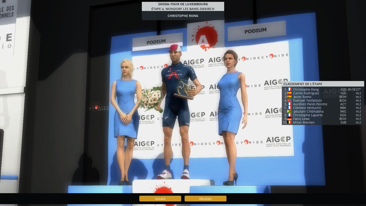 RongChristophe's tweet image. Victoire sur la 4ème étape du Tour du Luxembourg 2026. Je pensais que mon coéquipier Rodriguez avait gagné mais la photo-finish est à mon avantage #PCM2020