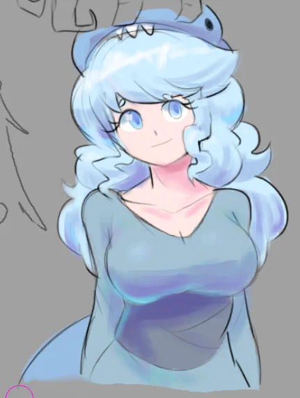 drawpiles make me anxious but i managed to draw a decent char 