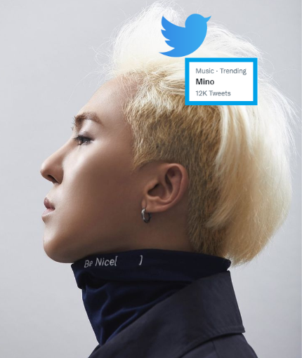 [‼] MINO trending on Twitter under the Music category Continue to use ...