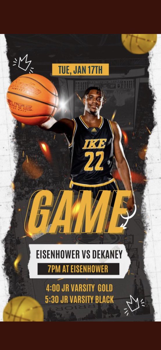 <a href="/BigIkeHoops/">EisenhowerHoops</a> let get this big W tonight <a href="/bolton_kesha/">Kesha Bolton</a> <a href="/MandeleDavis/">Mandelé C. Davis</a> <a href="/drgoffney/">Dr. LaTonya M. Goffney</a>  <a href="/Eisenhower_AISD/">Eisenhower Senior IB World School</a> <a href="/AldineISD/">Aldine ISD</a> <a href="/Athletics_AISD/">Aldine ISD Athletics</a>