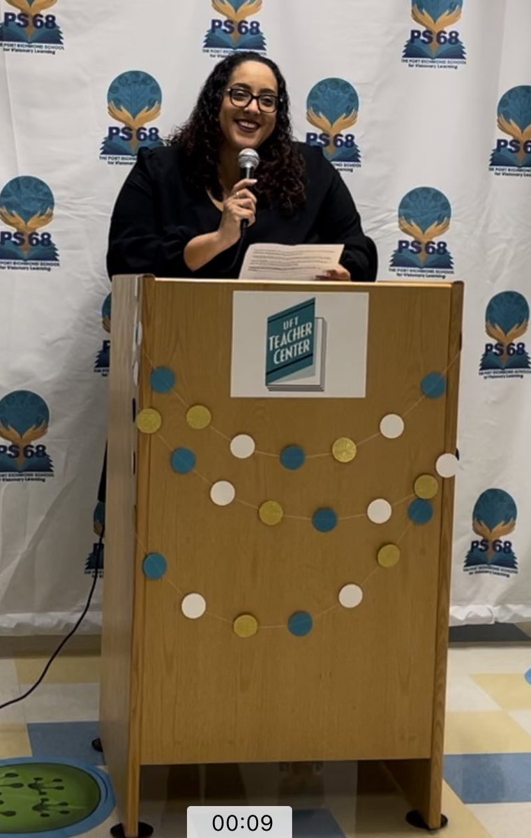 Fyaly_Nunez's tweet photo. Today was PS 68’s Teacher Center Grand Reopening! Thank you to all who came out to support us! @si_uft @JCiffone @CuomoHanley @HoganAnnmarie @UFTTchrCENTER @ps68si1 https://t.co/wWwIZMevfp