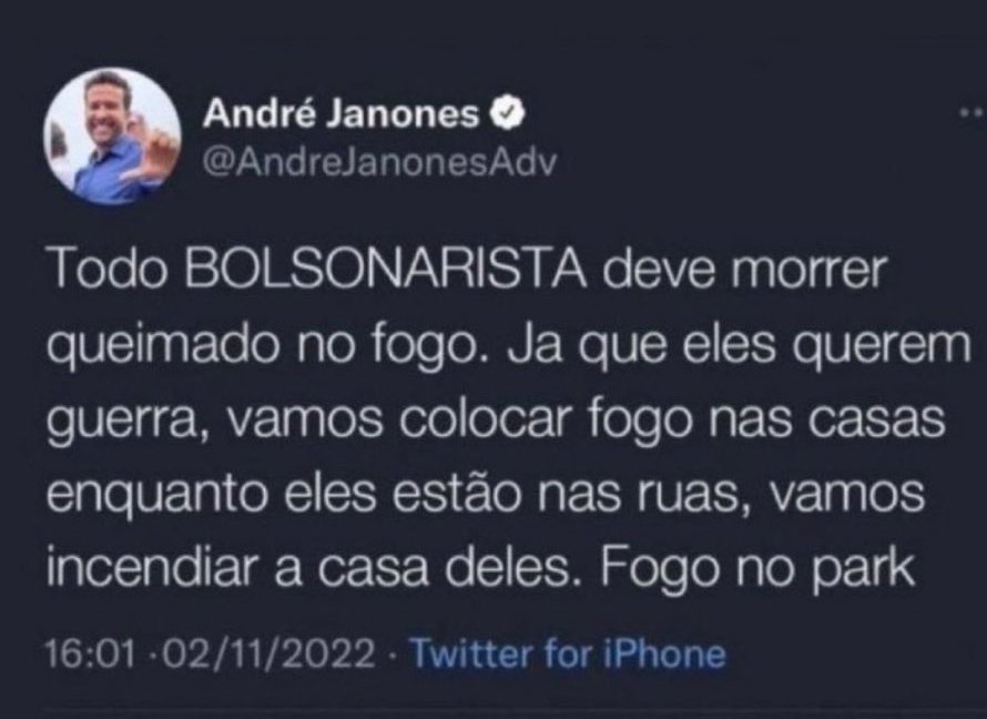 pmaosunidas's tweet image. 📍Você acha que esse tipo de postagem deveria mandar o deputado pra cadeia ?

Me conta aí 👇🏻👇🏻👇🏻