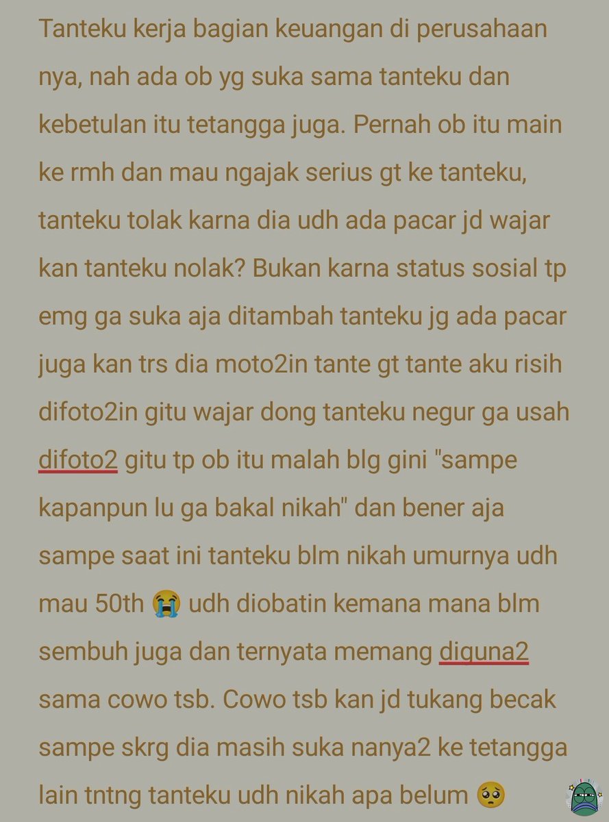 tanyarlfes's tweet photo. 💚 knp ya cowo kalo cintanya ditolak bisa jd sejahat ituu 🥺 https://t.co/FIx9UqPhiM