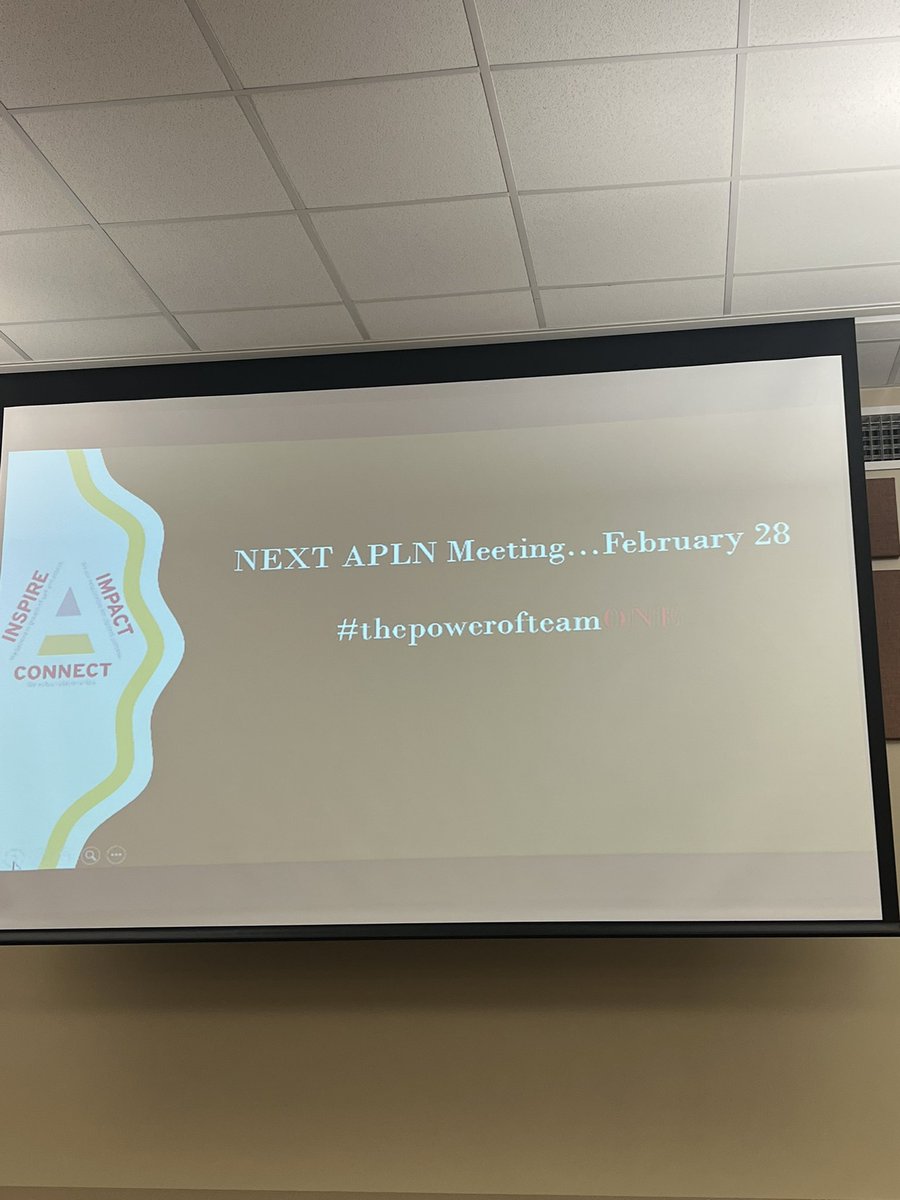 KCtheAP's tweet photo. Today at our APLN meeting, we had the opportunity to discuss and build our mission and vision statement while receiving a POWERFUL message from our fearless leader. Thank you @DrCrystalWatson for the opportunity to experience growth every time we meet.
#ThePowerOfTeam☝🏾 https://t.co/0en6qpH1X2