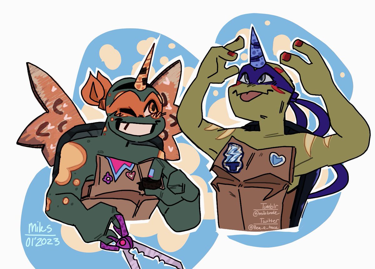milolunde's tweet photo. These turtles are HORSE ENJOYERS!!!

=
#rottmnt #UnpauseRiseoftheTMNT #SaveRiseoftheTMNT 
[TCEST DNI] https://t.co/VuK9gH5CgA