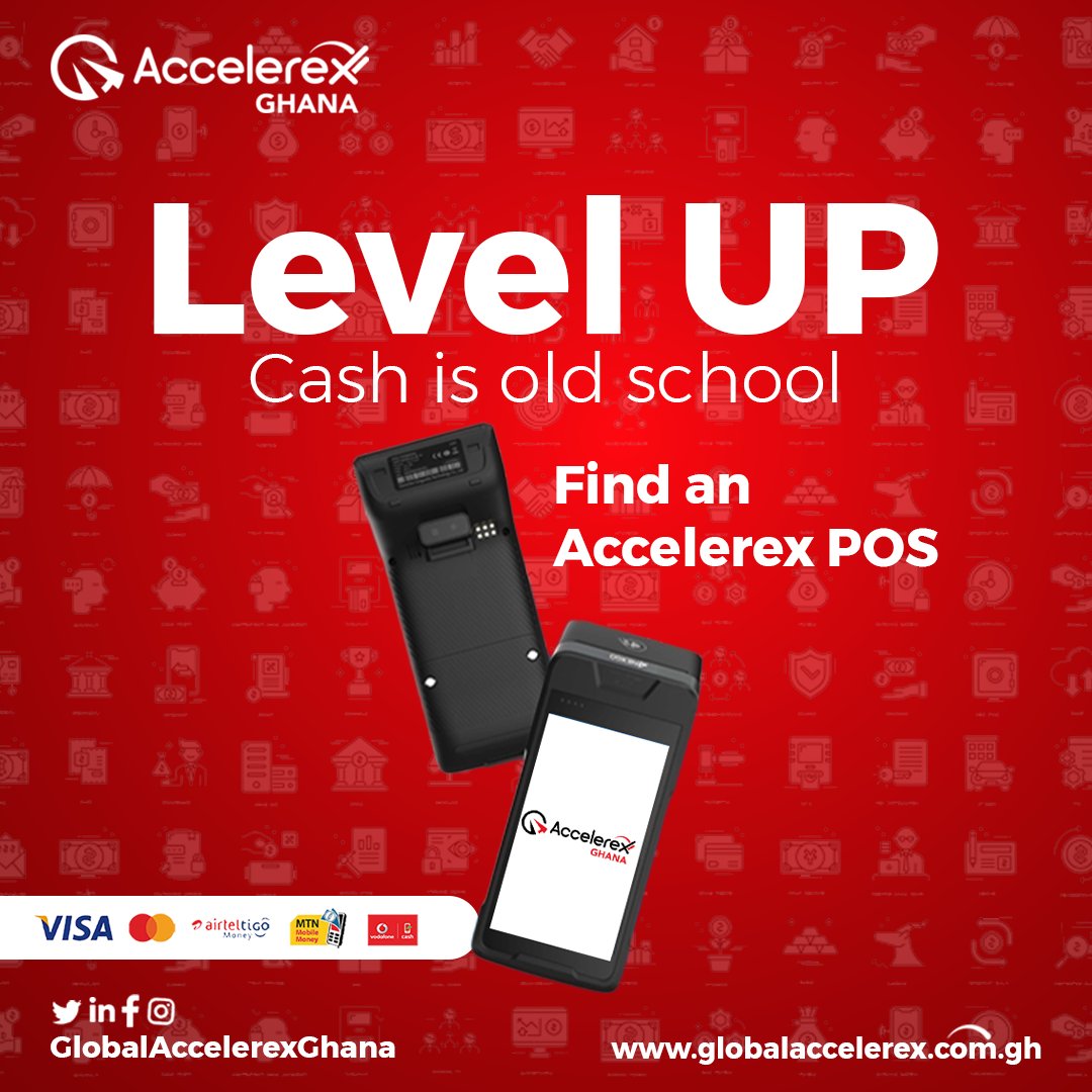 AccelerexGhana's tweet photo. Send your business to the next level. Choose Accelerex POS Now.
Find out more on : https://t.co/5PqkjvGUJ0
#AccelerexGh #Rexpay #Rexretail #GoCashless #POS
#BBTitans #Alpha hour #Napoli #Afena Gyan https://t.co/eSphIOKvq7
