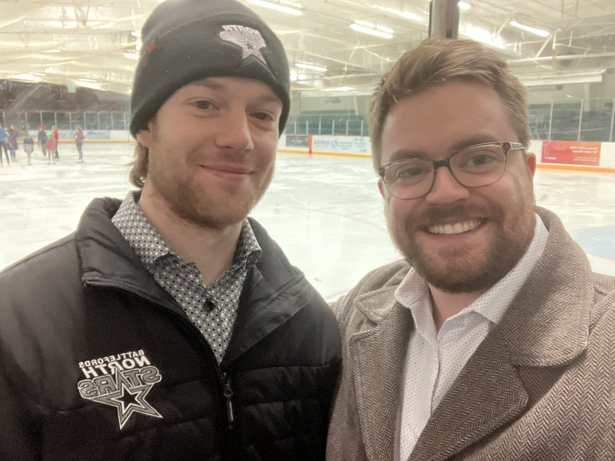 MartyMartyPxP1's tweet photo. Tonight’s Twin River Concrete Player Profile is @SJHL_NorthStars D, Wilson Steele! ⭐️

Steele talks the team’s hot play of late, embracing a leadership role as a 20 this season &amp; tonight’s matchup in LAR! @theSJHL

Catch Steele in the 1st INT, 1050 CJNB &amp; https://t.co/4FuPPyWZPN! https://t.co/lQ1JhRybNN