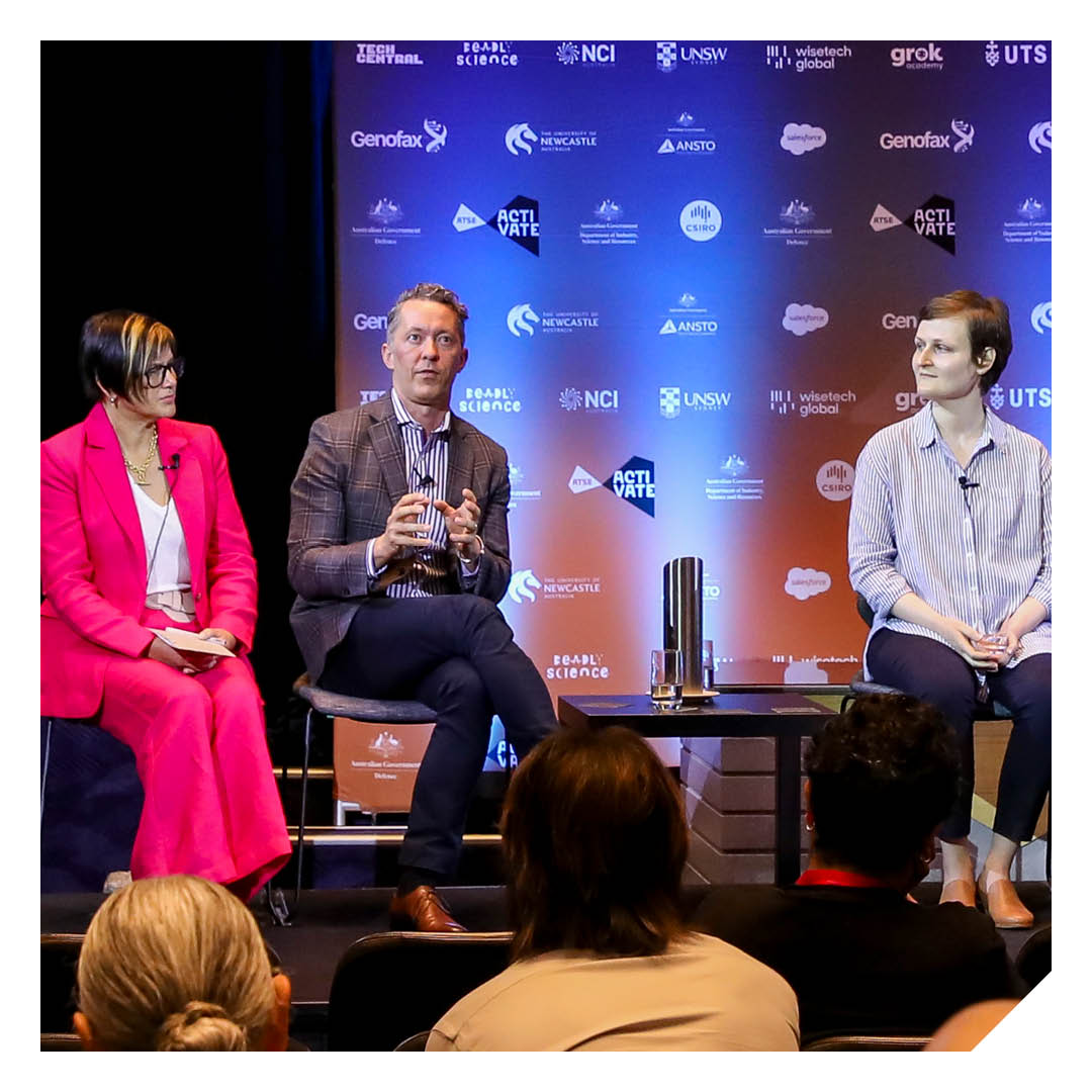 ATSE_au's tweet photo. Missed out on our #ATSEACTIVATE diversity in STEM discussion?
Catch up now to hear from @tomrsnow, @techvalentine, @stela, and @RomillyMadew on the bold action required to bring about meaningful change.
Watch the individual keynotes and panel discussion: https://t.co/2G3Ci2rXe1 https://t.co/Dlbc0XRAgX