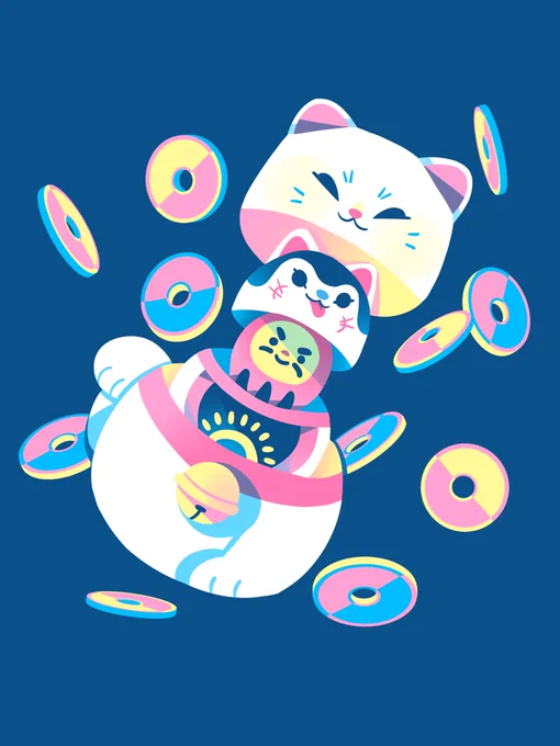 Matryoshka Maneki Neko  