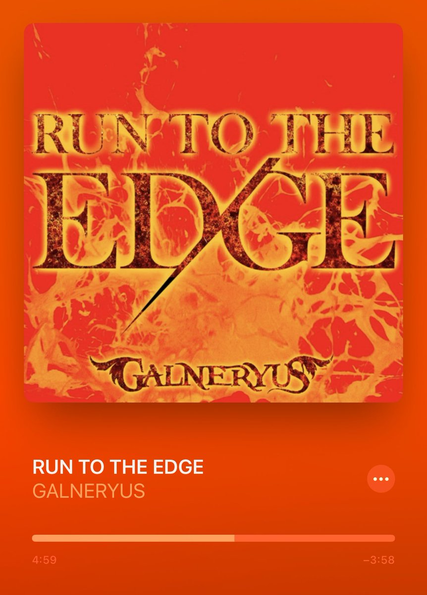 朝からずっと聴いております。
#GALNERYUS