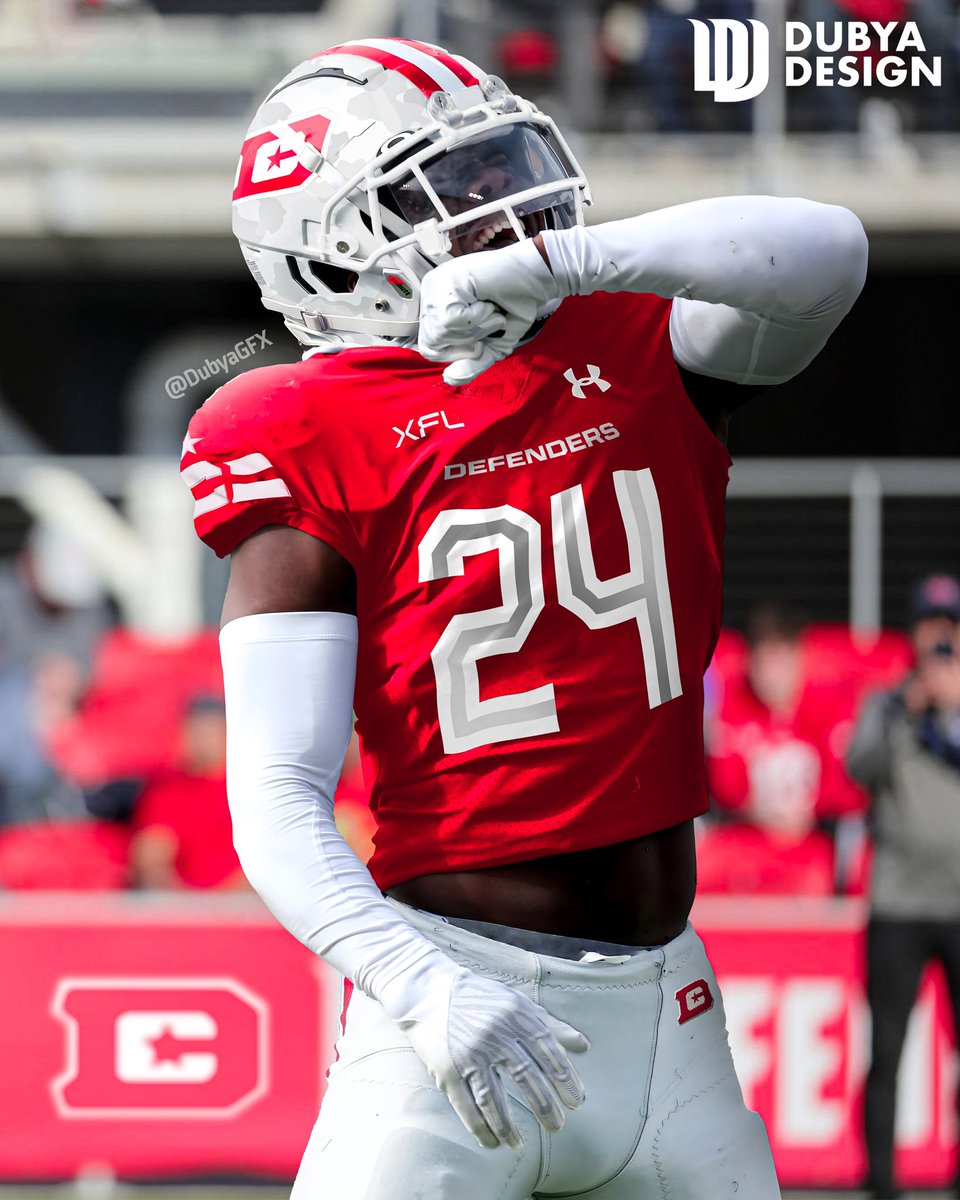 🛡️Welcome to DC 🛡️ @1ReginaldS 

First look at DB Reggie Stubblefield in his @XFLDefenders uni 😤

#XFL #DCDefenders #DC