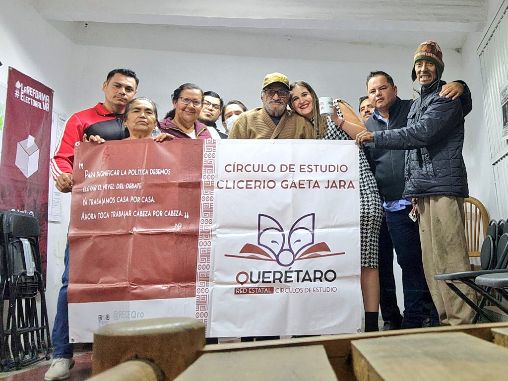 pattygmiranda's tweet photo. Agradezco al Círculo de Estudio Clicerio Gaeta por invitar a una servidora a dar una plática de Políticas Públicas.

#TransformandoQuerétaro 
#Equipo4T
#EnQuerétaroSeViveElCambio 
#QSLD
@QueSigaMX https://t.co/SsQ0KCzzeX