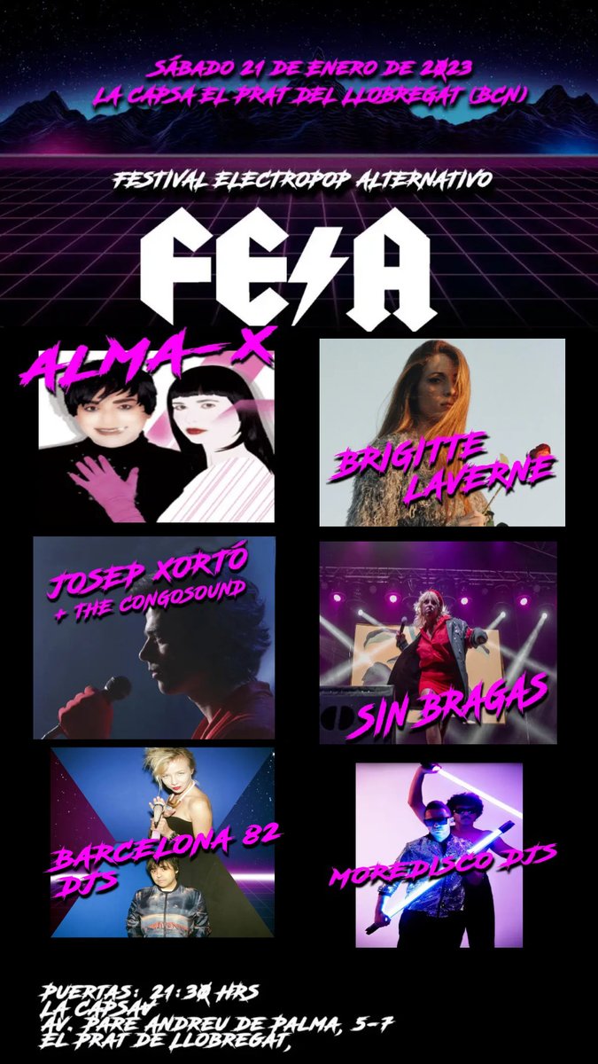 El sábado F.E.A. entradas: lacapsa.koobin.cat/feafest