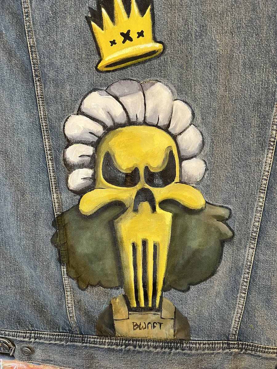 Hand painted Wabbitz Swag… Punisher Vibes