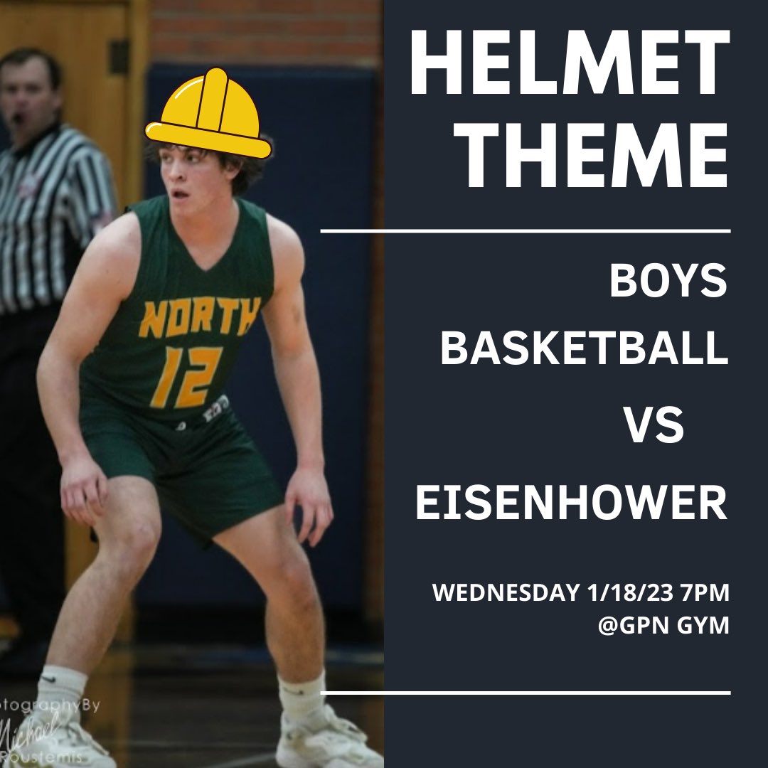 GPN STUDENT SECTION (@thenorsementide) on Twitter photo The boys are hot and are looking to keep it up vs Ike tomorrow night at 7‼️ Wear a helmet, and let’s ride‼️ #gonorth <a href="/GPNBBALL/">Grosse Pointe North Basketball</a> The boys are hot and are looking to keep it up vs Ike tomorrow night at 7‼️ Wear a helmet, and let’s ride‼️ #gonorth <a href="/GPNBBALL/">Grosse Pointe North Basketball</a>